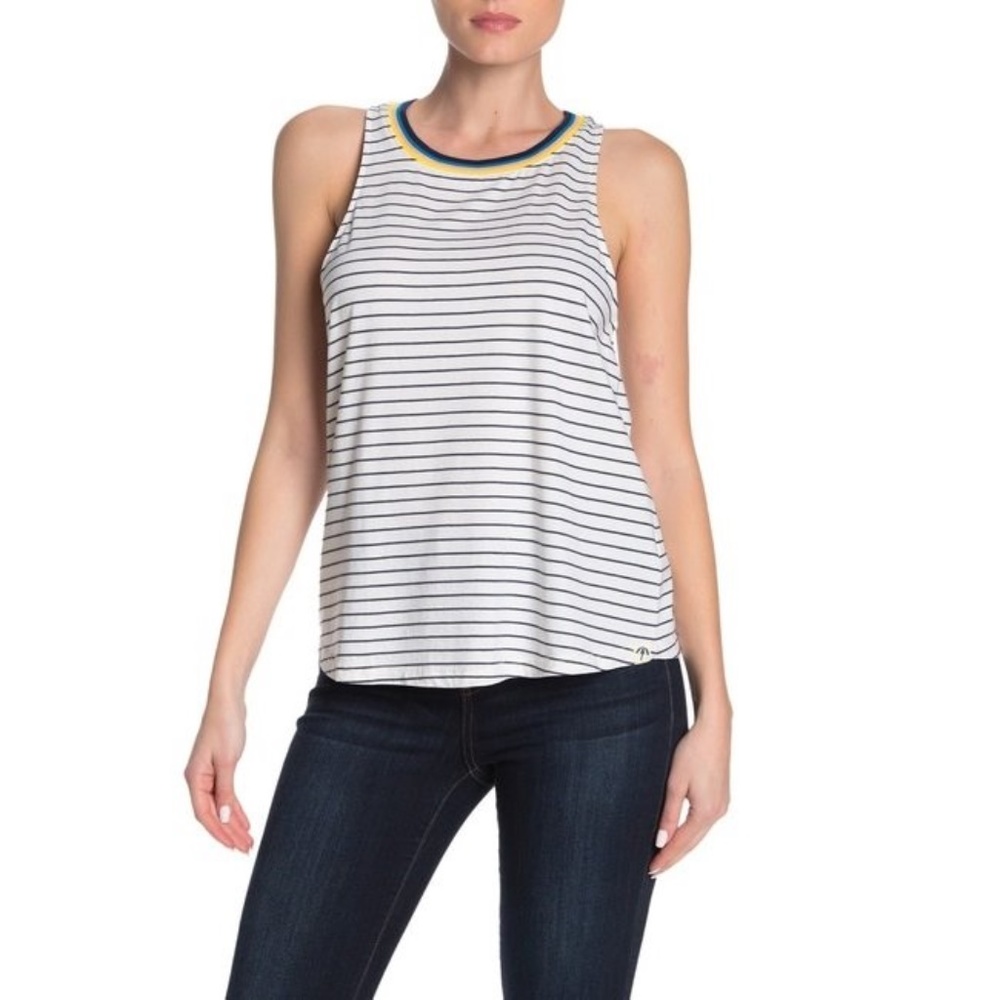 Splendid Stripe Print Tank Top